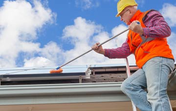 Ystumtuen soft wash roof cleaning